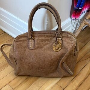 Michael Kors Tan Leather Satchel